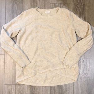 Madewell cross hem sweater